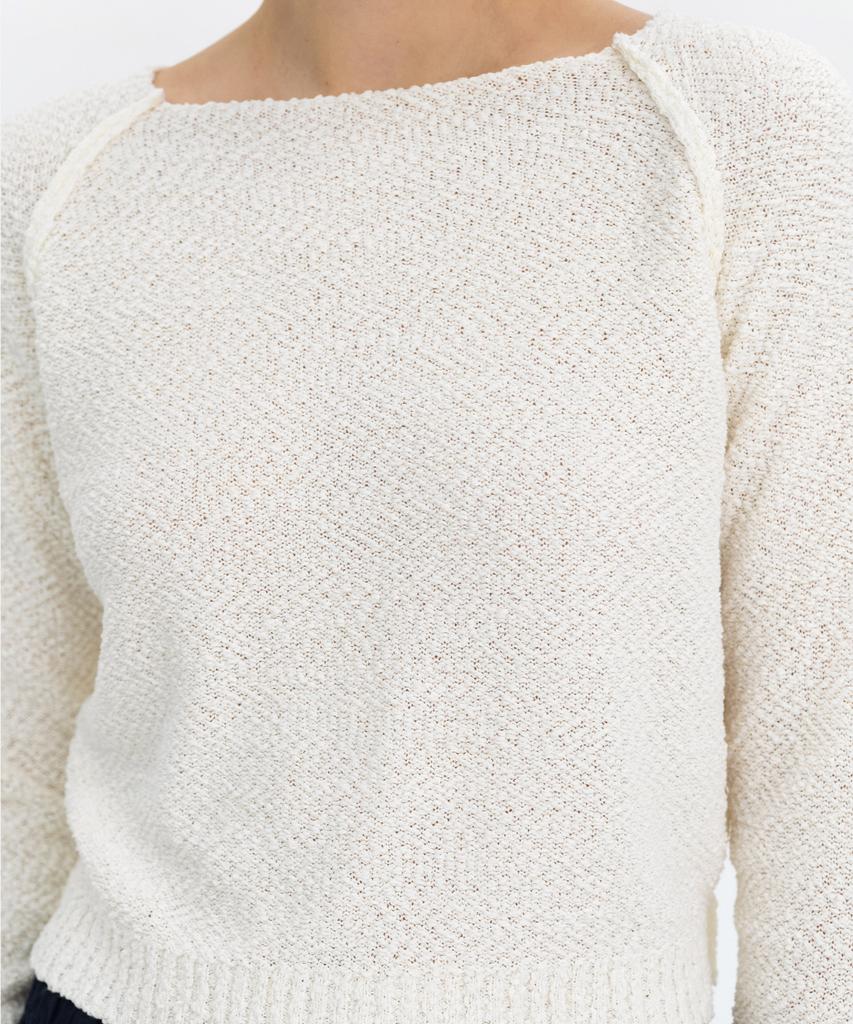 BENSIMON Boucle Knit Pull Over - Ivory