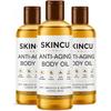 SKINCU Масло для тела для сухой кожи, Легкое увлажняющее масло для тела, Ежедневное масло для ухода за кожей, по 100 мл каждое, Упаковка из 3 штук