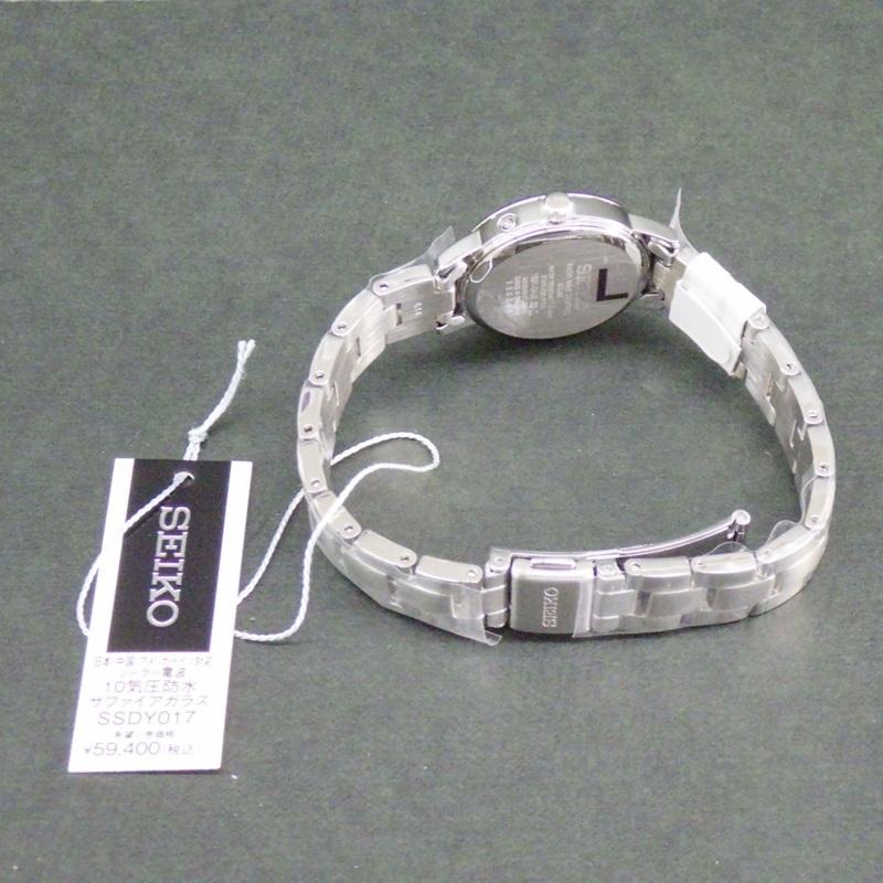 SEIKO SSDY017 Солнечные 10 ATM Водонепроницаемые Сапфировое Стекло Часы Цена Радиоуправляемые Часы, Серебристый, Устойчивый, Кристалл, Женские