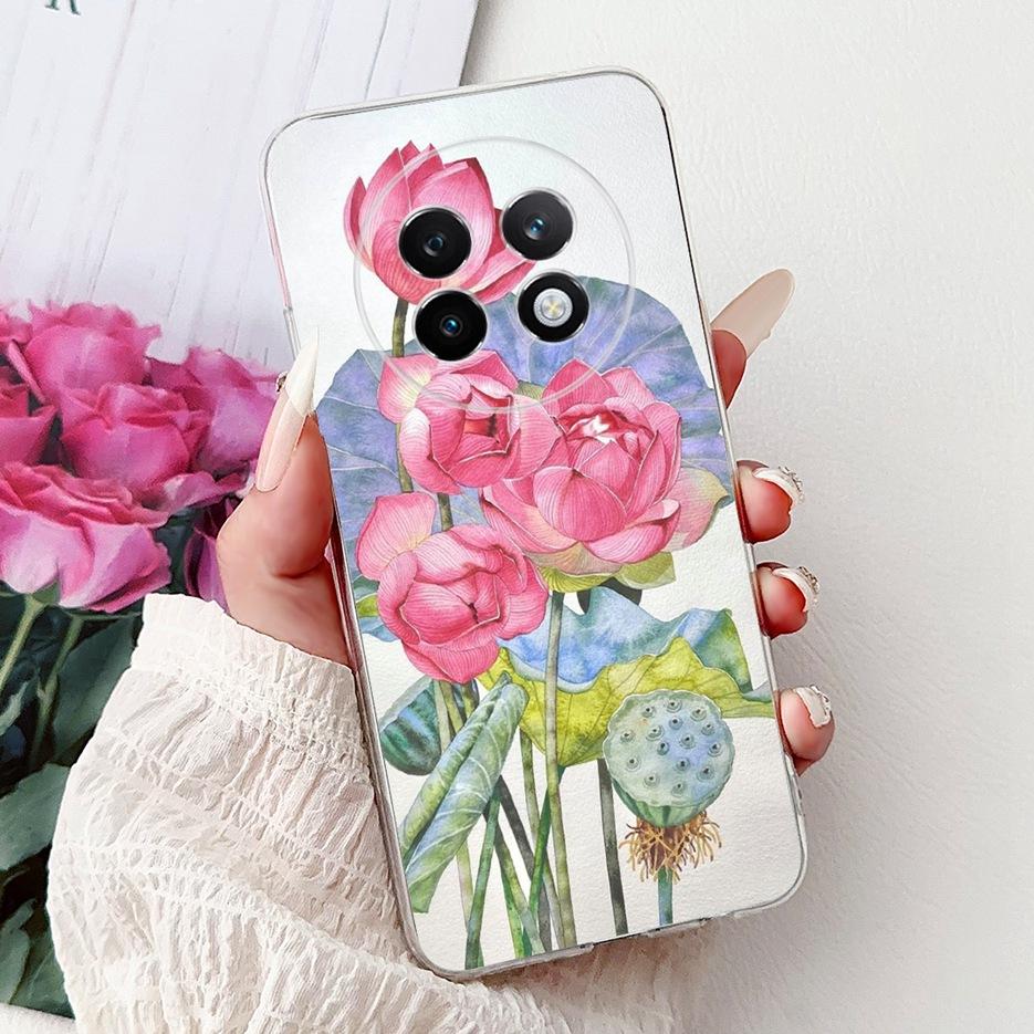 Чехол для Realme 13 Pro 5G RMX3990, цветной, с рисунком цветов, мягкий, тонкий чехол для телефона для Realme 13 Pro Plus Realme13 Pro+