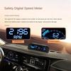 OBD X90 Проекционный дисплей на лобовое стекло Бортовой компьютер OBD2 Спидометр автомобиля OBD-датчик С дисплеем угла наклона и тангажа