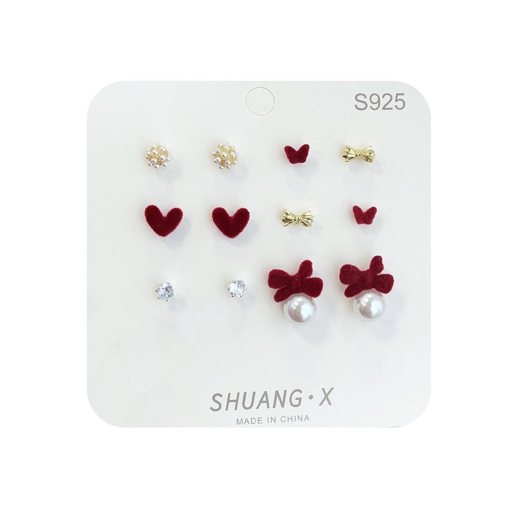 «Изысканные серьги-флок с бантом»: Элегантный и милый дизайн ниши для осени/зимы"