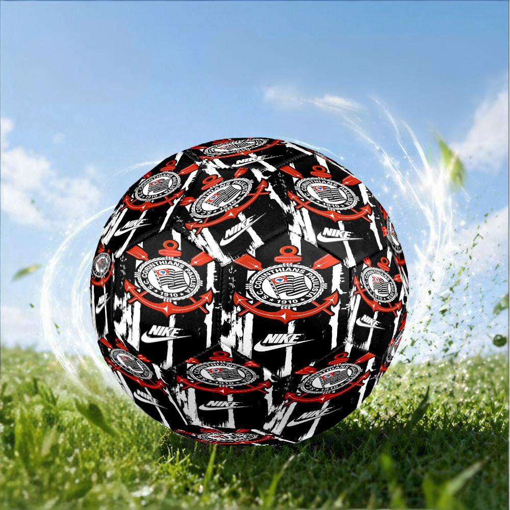 Sport Club Football Crest Printed Size 5 Soccer Balls, High-Quality, Anti-Slip, Protective Football, A Unique Gift , Birthdays, Christmas Gifts