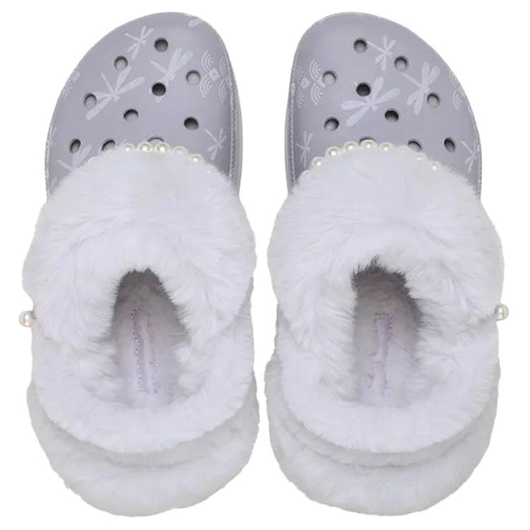 Crocs Маленький кит Цветок груши Мода Универсальные клоги Женские клоги Туманно-фиолетовый 211977-5PS