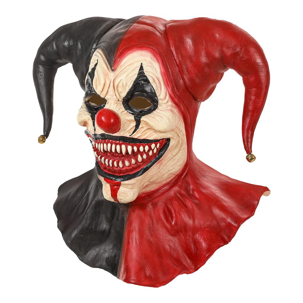 Halloween Clown Latex Headset Mask Party Mask