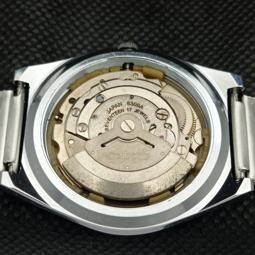 ВОССТАНОВЛЕННЫЕ ВИНТАЖНЫЕ МУЖСКИЕ СЕРЕБРЯНЫЕ ЧАСЫ SEIKO 5 AUTO 6309A ИЗ ЯПОНИИ 593a-a311249-2