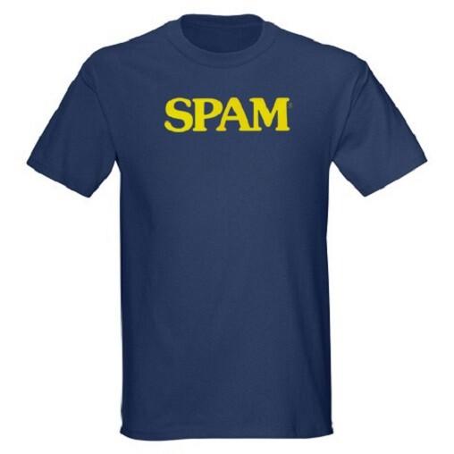 Футболка с изображением консервированной ветчины Spam