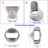 est Portable Window Kit Slide Plate Adjustable  Adaptor Wind Shield Exhaust Hose Tube Connector Air Conditioner Acssories