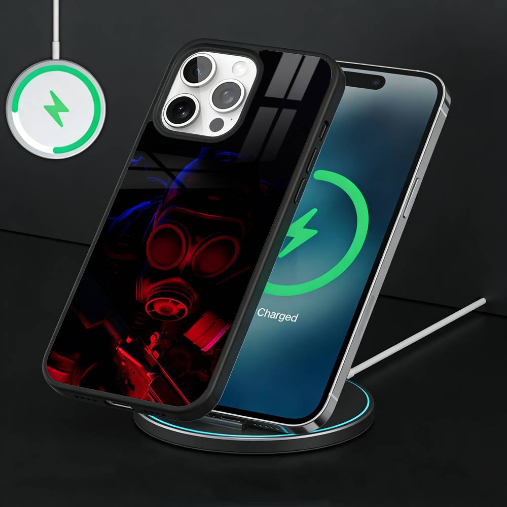 Чехол для телефона Game C-Counter S-Strike CS Для iPhone 17, 16, 15, 14, 13 Plus, Pro Max Магнитный Для Magsafe Беспроводной Зарядки