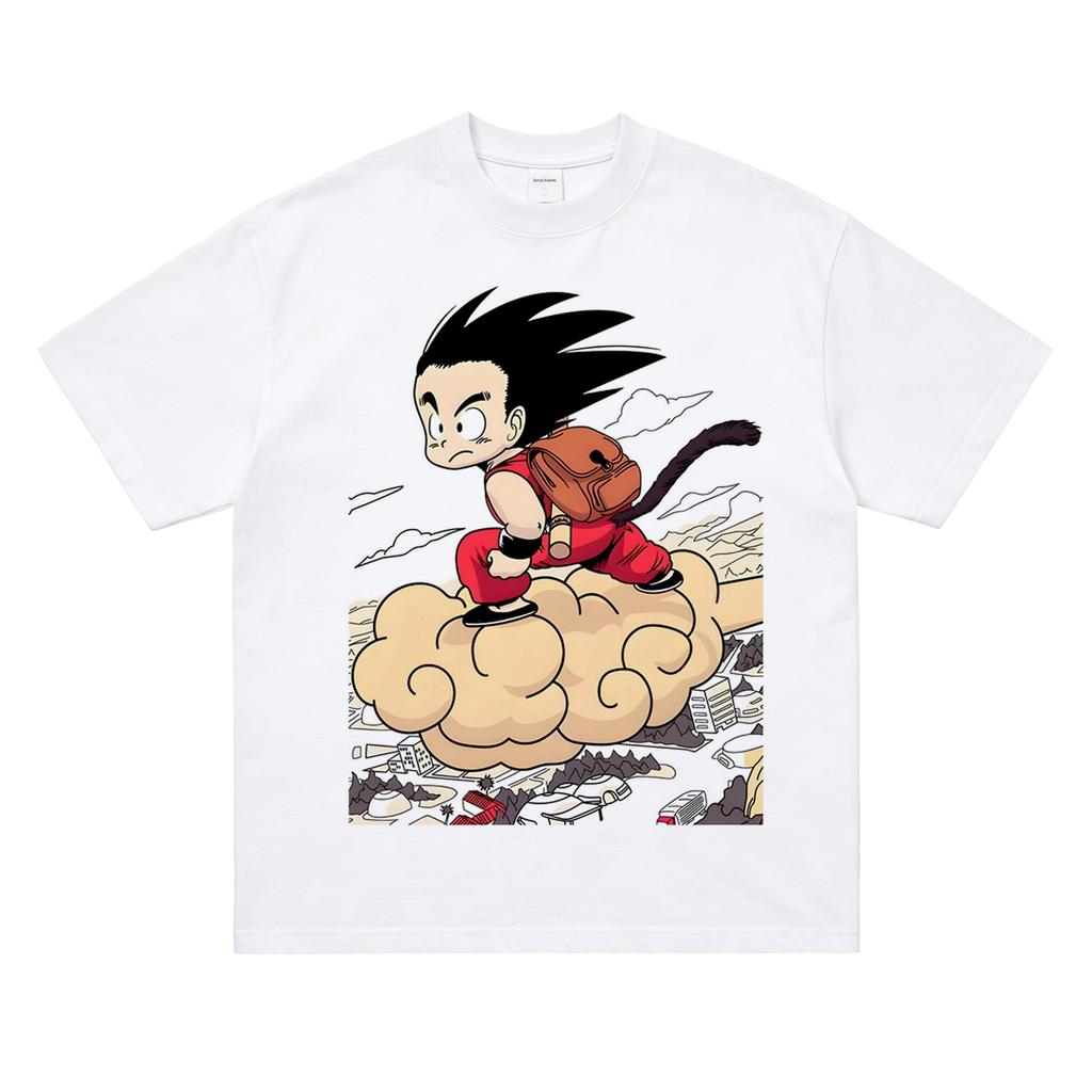 2D Anime Goku from Dragon Ball Ultra Instinct Saiyan Tshirt Cotton Suitable for Both Men and Women Childrens Size