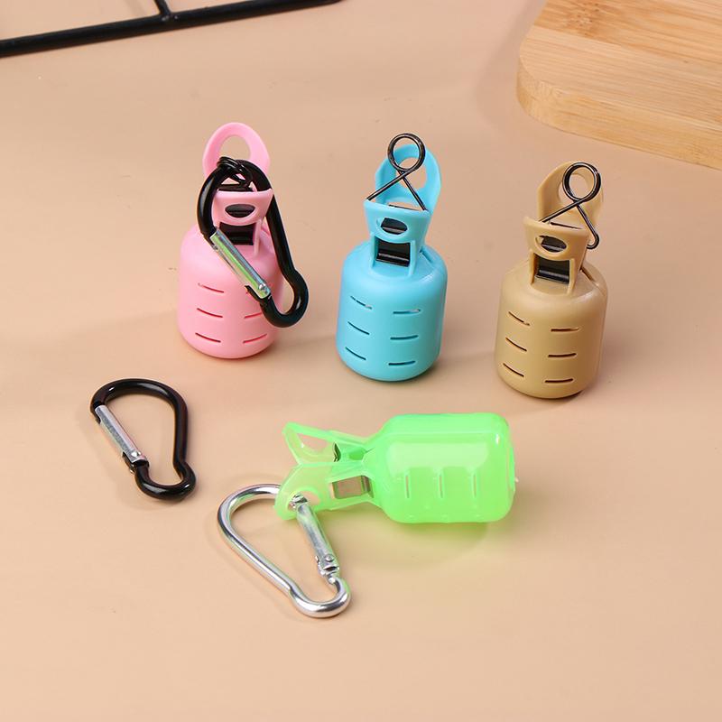 6Pcs New Squid Jig Bait Protector Kit Webfoot Octopus Egi Hook Cover Cuttlefish Umbrella Lure Cap With Carabiner Sea Accessories