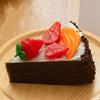 Triangular Cake Cake Model PU Material Kids Toys Creative Simulation Cake  Party Decoration