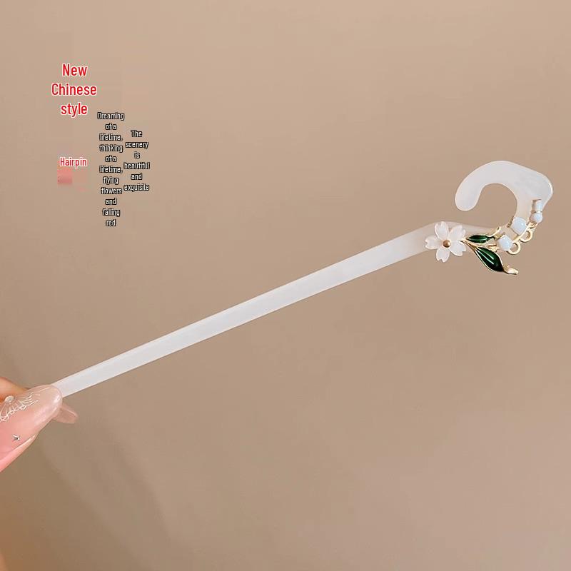 High-End Retro Chinese Tassel Hairpin for Women - Versatile Alloy Hair Clip for Elegant Updos