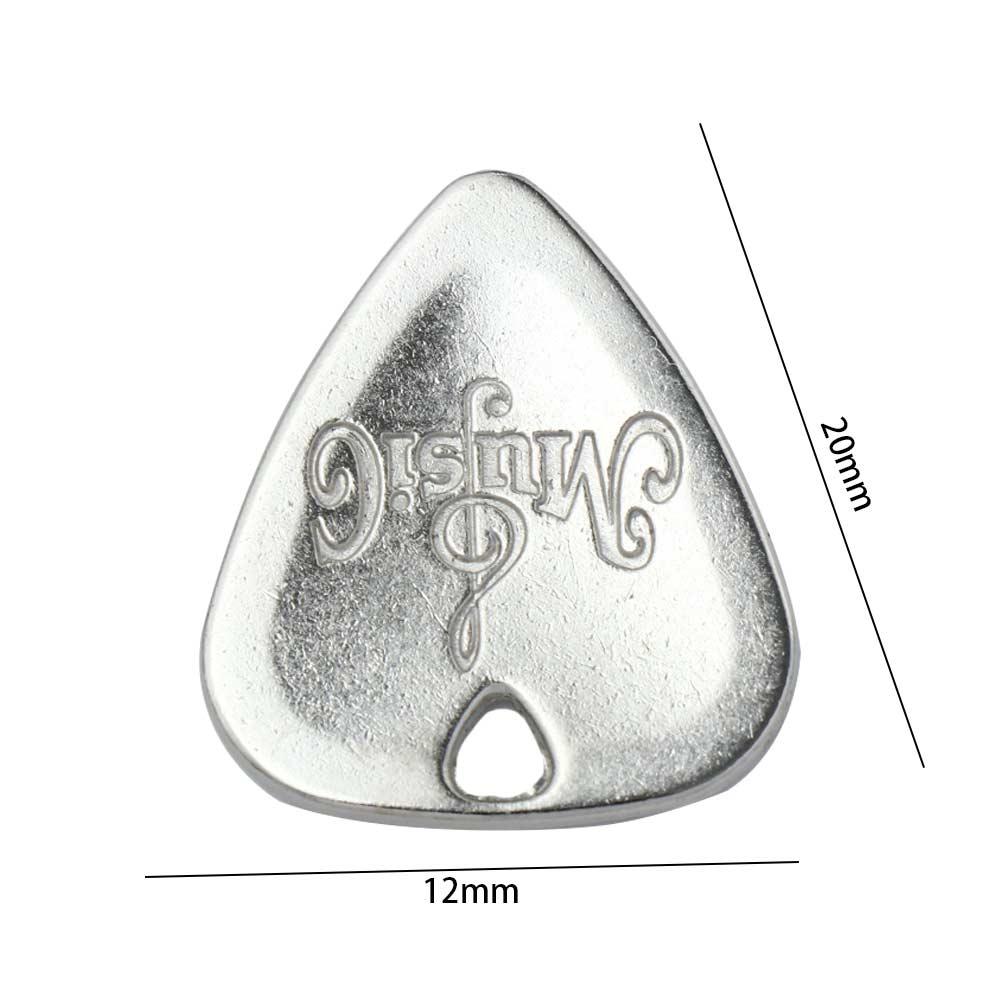 Zinc Zinc Zinc Alloy Guitar Parts and Accessories Guitar Pick Metal Guitar Pick Zinc Zinc Zinc Alloy Pick Plectrum