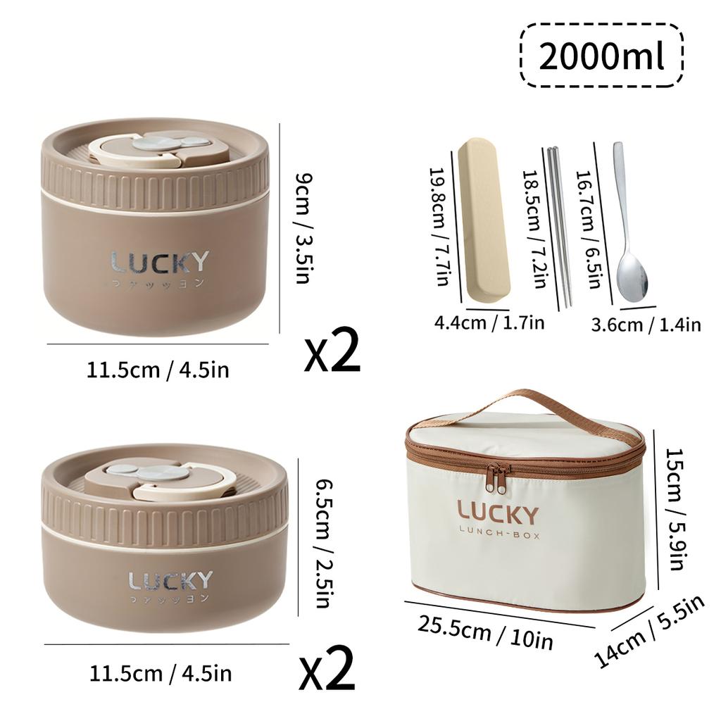 18/8 нержавеющая сталь термоконтейнер для еды Bento Lunch Box Set, портативный контейнер для ланча, сохраняющий тепло с термосумкой