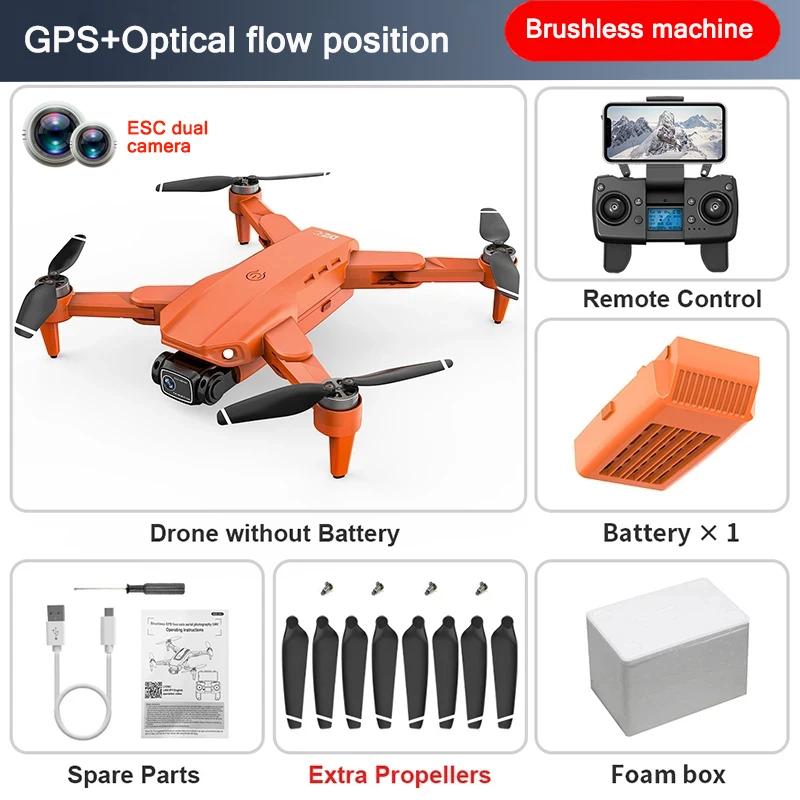 GPS Drone L900 Pro SE MAX 4K, dual professional HD camera, 5G WiFi, 360° brushless motor for obstacle avoidance, RC FPV quadcopt