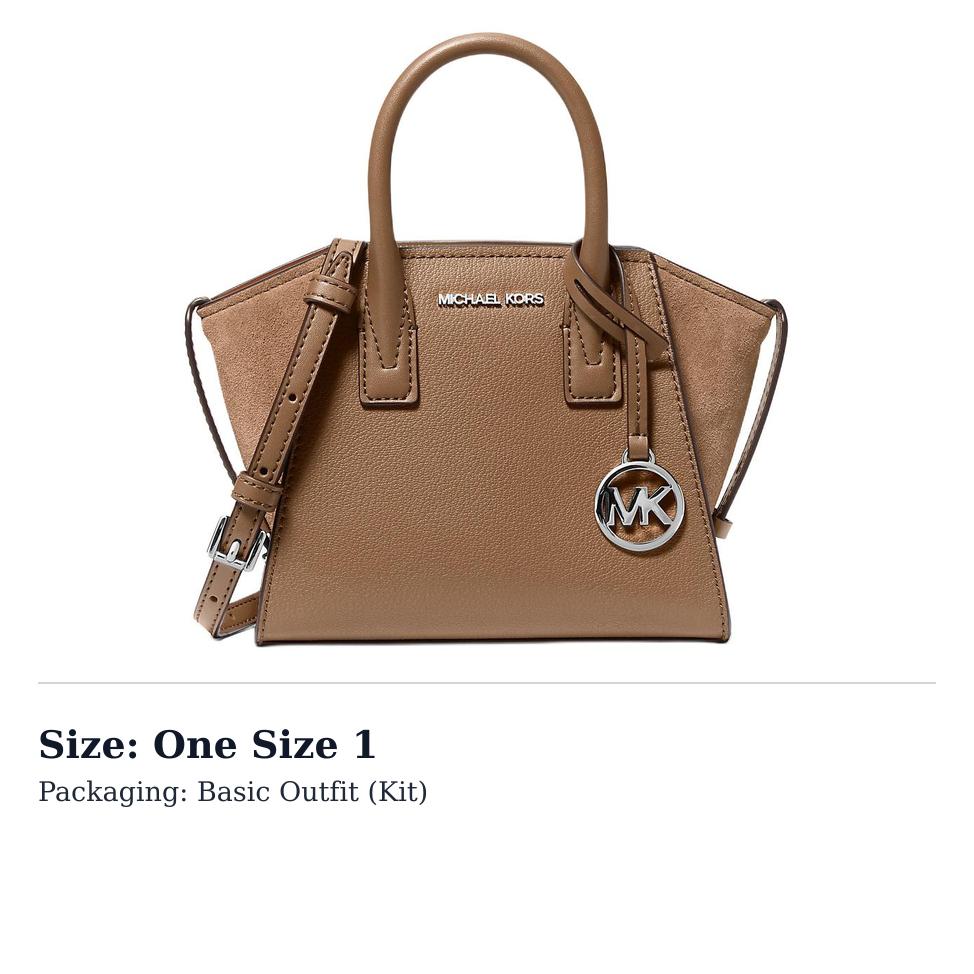 Michael Kors Кожаная мини-сумка Avril Женская Driftwood 35F4S4VC0L-DRIFTWOOD