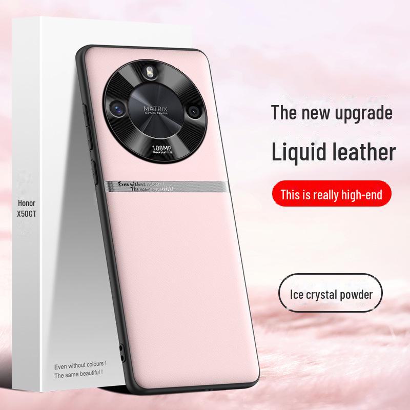 Защитный чехол из жидкой кожи для Honor X50GT - Противоударный и грязеотталкивающий чехол, доступен в единичном экземпляре