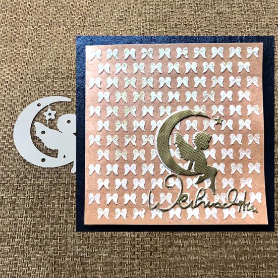Угол на Луне Металлические штампы для резки DIY Скрапбукинг Тиснение бумажных карточек Трафарет