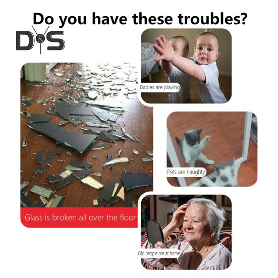 100/200 см мягкое настенное зеркало водонепроницаемое самоклеящееся зеркало на всю длину тела небьющееся украшение для гостиной спальни ванной комнаты зеркало наклейка