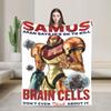 Пледы с героями Metroid Фланелевые Винтажные Дышащие Пледы для Кровати Дивана Зимние