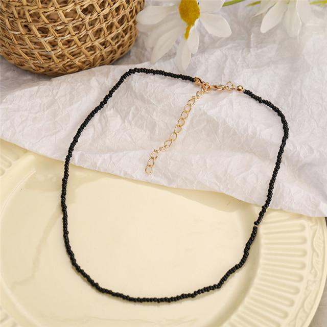 17 км модное колье-чокер из бисера для женщин, богемное красочное короткое ожерелье ручной работы с жемчугом Дейзи, ювелирные изделия на воротнике