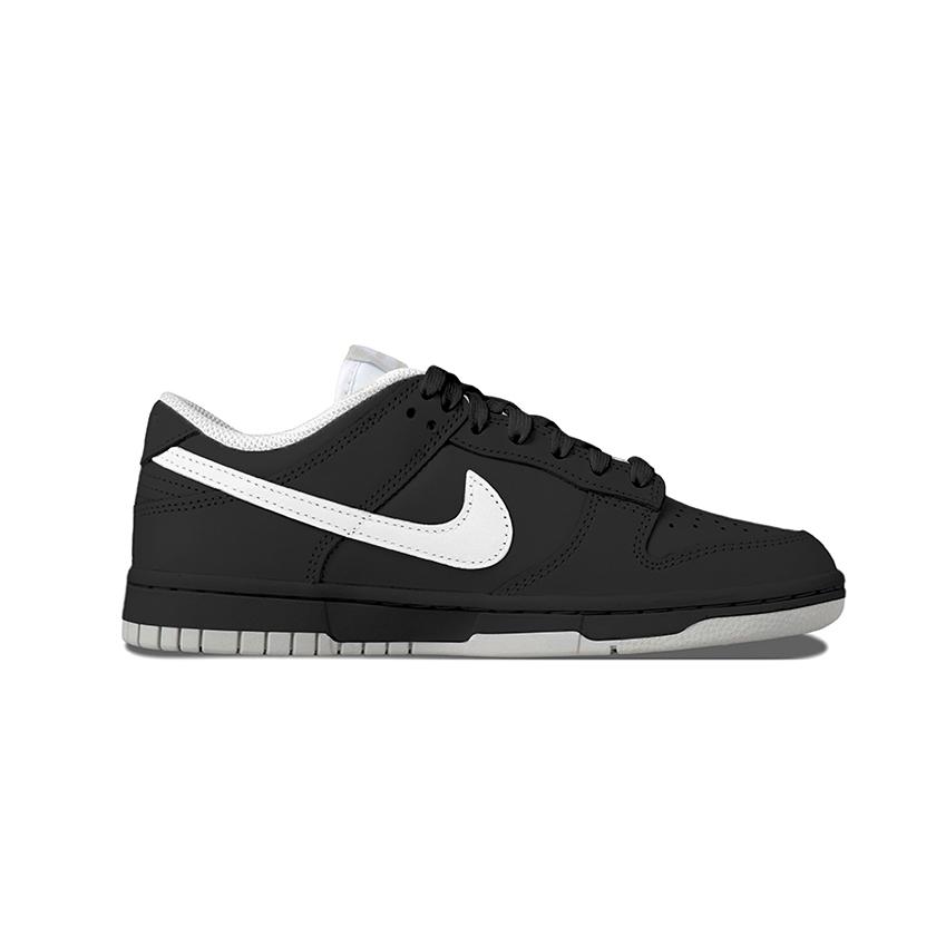 Nike Dunk Fengye South, Small Flower Slip Resistant Abrasion Resistant Low top Skateboard Shoes Women's Black DD1503-103(Team676-)