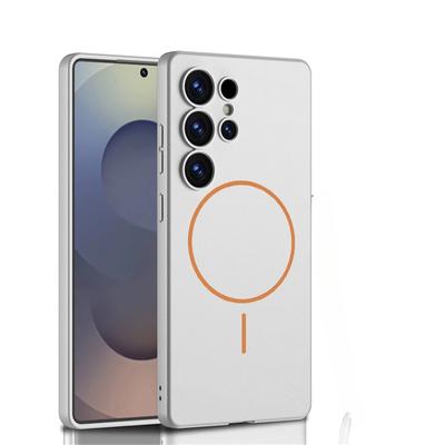 Магнитный чехол для беспроводной зарядки из пластика и твердого корпуса Galaxy S25 Ultra для Samsung Galaxy S25 Ultra, защитный чехол