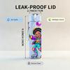1PC Colorful Street Dancer Character 750ml Color Plastic Sports Water Bottle Leakproof Flip Straw Lid Suitable for Sports Office Home Use