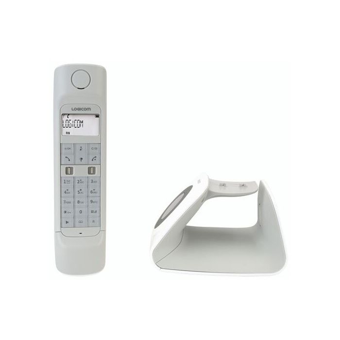 Téléphone fixe - logicom - design rétro - écran rétroéclairé - mémoire 20 contacts - répondeur
