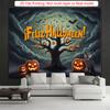 Party Backdrop Halloween Flat Spooky Tree Pumpkin Celebration Photo Booth Party Decor