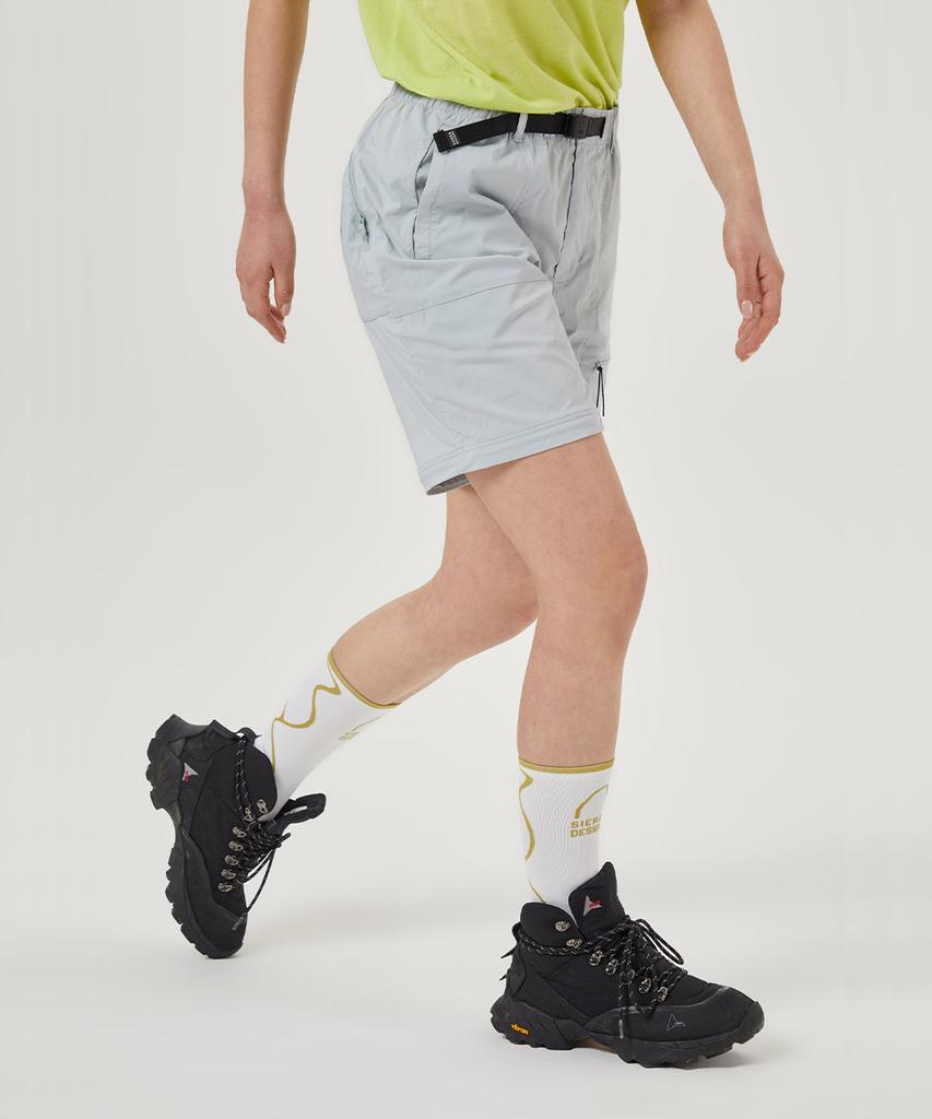 SIERRA DESIGNS W) Summer Moon Cool Wave 2-Way Pants (Semi-Wide Fit) Light Grey