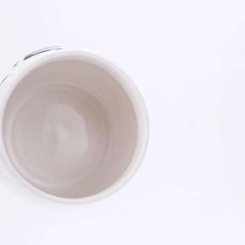 1pc Creative 3D Animal Mug Relief Cow Ceramic Mug Coffee Cups Teacup Juice Milk Tea Bottle Cute Animals Breakfast Cups Kids Gift