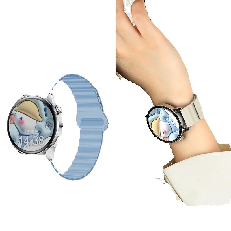 Подходит для ремешка часов Huawei gt1 gt1pro магнитного watch1pro силиконового gt1pro унисекс 1 доставка