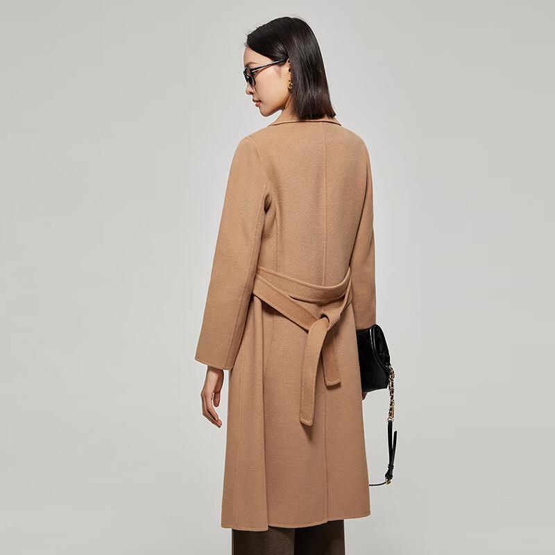 Women's Stylish Mid-Length Double-Sided Wool Blend Coat