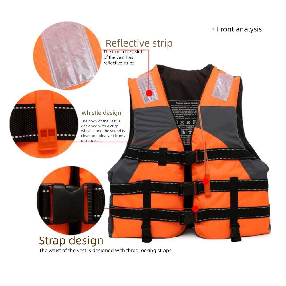 Safety Straps Adults Life Jacket Waterproof Water Sport Vest Aid Safety Jacket Surfing