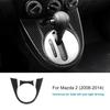 Для Mazda 2 2008 2009-2014 Углеродное волокно Внешняя рамка рычага переключения передач Защита от царапин Декор интерьера центральной консоли Мод Автоаксессуары