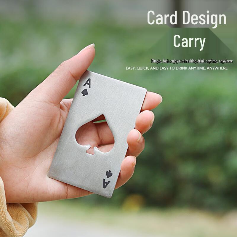 Ace of Spades Card Multitool Bottle Opener
