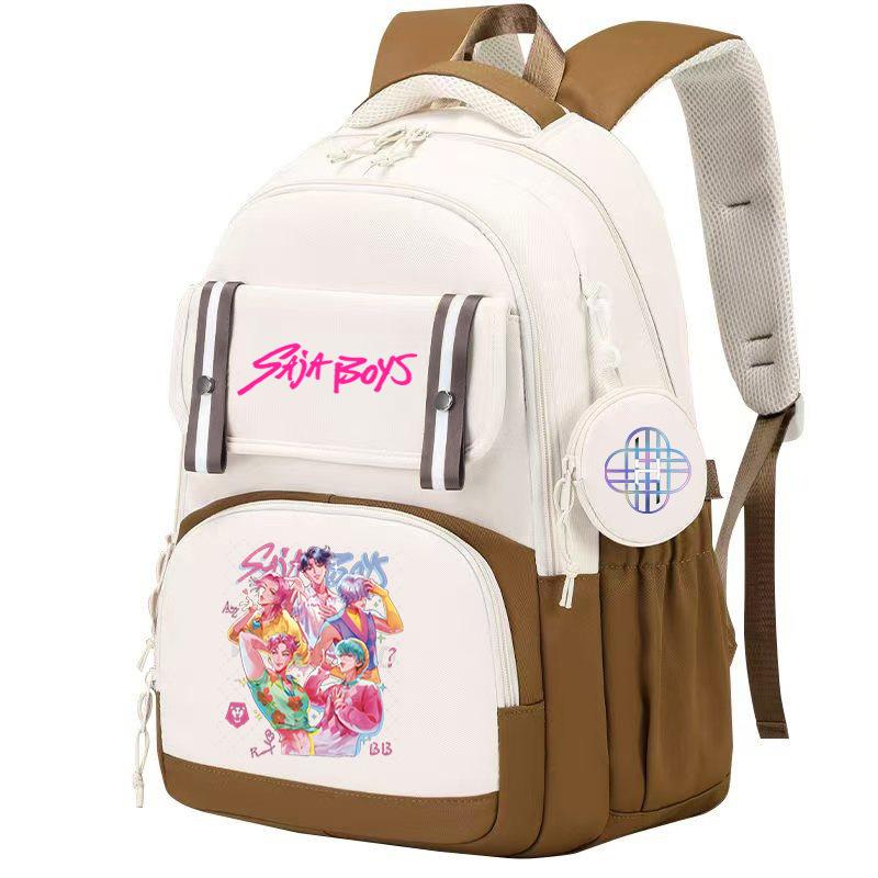 Animation Cartoon With Schoolbag College Style Trend Men And Women Versatile Primary And Secondary School Students Casual Backpack