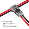 1/5Pcs T Type Electrical Cable Crimp 2 Pin Terminal Clamp  For for AWG 24-18 Wires Wiring