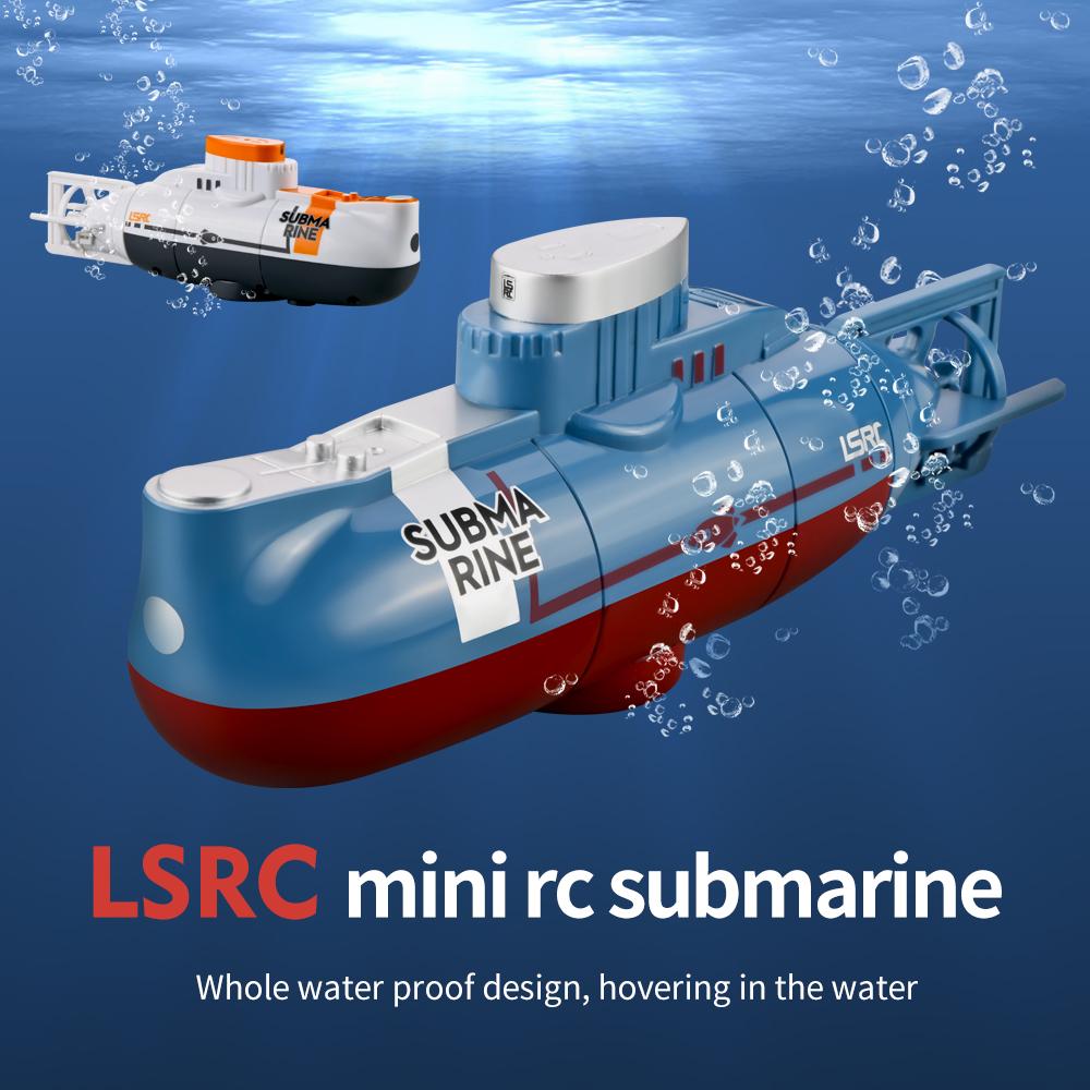 Мини-RC подводная лодка с дистанционным управлением, скорость 0,1 м/с, водонепроницаемая игрушка для дайвинга, имитационная модель