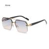 Square Sunglasses Women Trendy Semi Rimless Fashion Glasses Luxury Sunglasses for Men Vintage Lunette Soleil Femme Gafas