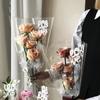 20/30PCS Transparent Rose Packing Sleeve Bag Wrapping Sleeve Flower Packaging Bag  Valentine's Day