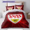 Stuttgart Honor Bedding Quilt Set Quilt Cover Pillowcase Home Decoration Birthday Gift (1 * duvet cover + 2 * pillowcase, without core)