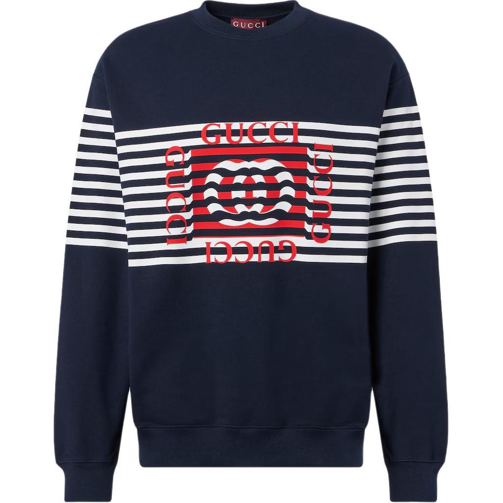 GUCCI Printed Cotton Jersey Sweatshirt 784413-XJHD1-4027