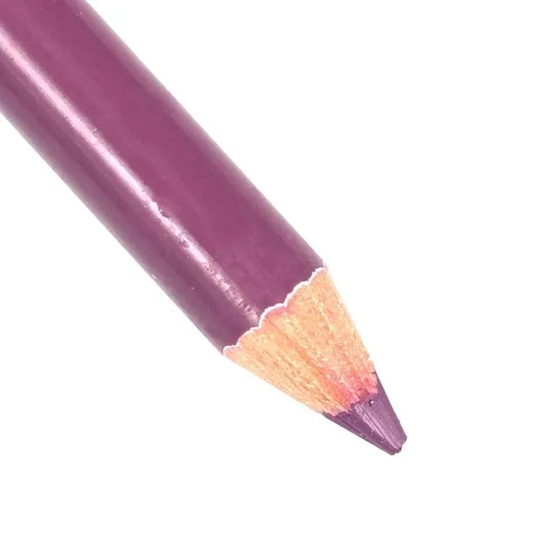 39Color Wood Lip Liner Водостойкий женский очаровательный карандаш для губ Макияж женский стойкий косметический инструмент Мягкий карандаш