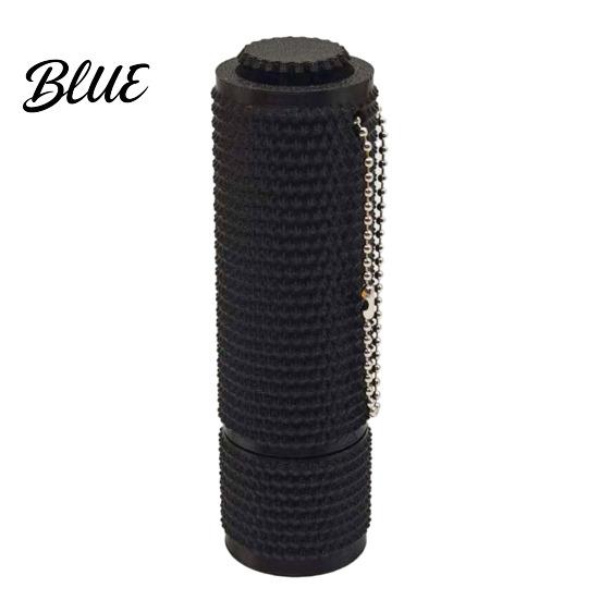 Stress Relief Gadget 3D Printed Spiky Fidget Toy with Ball Chain Gripper Sensory Portable Spinner & Clicker Travel Massage Stick Pain Stimming Tool