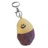 Keenso Plush Keychain, Soft, Portable, Adorable Sweet Potato Shape, Multifunctional, PP (Silver Keychain)