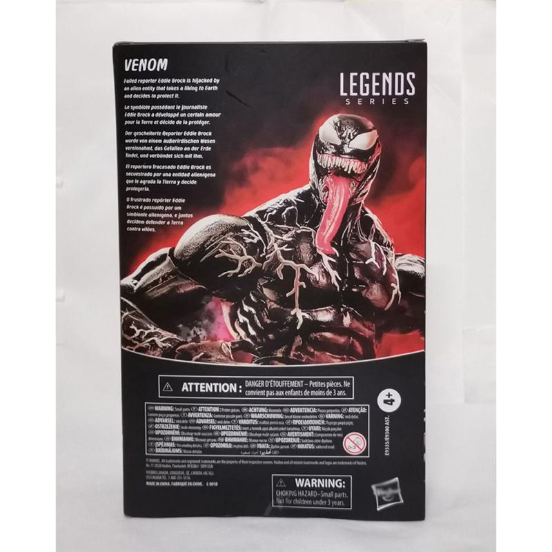1 коробка модели Venom Hasbro Marvel Legends Series Venom Коллекционная фигурка Venom Toy