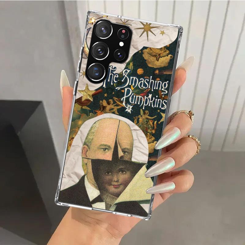 Rock The Smashing Pumpkins Phone Case for Samsung Galaxy S26 S24 S23 Ultra S25 Edge S22 S21 Plus S20 FE + Soft Print Shell Funda